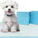 BV Small Puppy Pads 100 Count 17"x24" - Leak-Proof & Absorbent Pee Pads For Dogs with 6-Layer Design, Rapid Dry Sheet & Built-In Attractant - Dog Pad with Odor Control, Perfect for Puppies&Senior Dogs