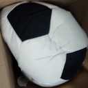 Big Joe Sports Ball Child-Sized Bean Bag Chair for Kids, Soccer Ball Plush, Ultra-Soft Lightweight Polyester Blend, 2.5 Foot Refillable