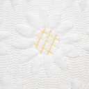 Winter Sunflower Pillow Covers 18x18 Inch Set of 2 Christmas Decorations for Home Soft Plush Faux Fur Throw Pillow Covers 3D Embroidered White Pillow Cases for Couch Bedroom Holiday Decor