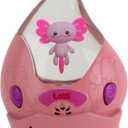 Lotti Super-Cute Axolotl Interactive Floating Water Pet with Lights, Sounds & 3 Games Collectible Toy for Kids Ages 6+