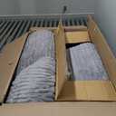 MAXYOYO Modern Adjustable Accent Chair with Ottoman, Upholstered Living Room Chair with Footrest Set, Soft Reclining Lounge for Bedroom, Apartment, Office, Grey (Large)