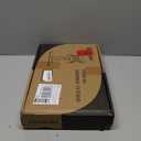 Universal Swivel TV /Table Top TV Stand for 19 to 43 inch TVs with 90 Degree Swivel, 4 Level Height Adjustable, Heavy Duty Tempered Glass Base, Holds up to 99LBS HT02B-001, Black