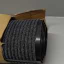 Amyracel Front Door Mat Indoor Outdoor Entrance, 36" x 72" All-Season Waterproof Doormat for Enterway, Heavy Duty Commercial Floor Mat, Fade Resistant, Rubber Back, Low Profile, Easy Clean (Grey Double Stripe)