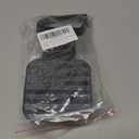 OGYE 2 Inch Trailer Hitch Cover with American Flag, Metal Trailer Hitch Cover Fit for 2 Inch Hitch Receivers Class 3 4 5, 2'' Rubber Hitch Tube Cover Plug Cap (Black)