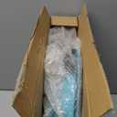 Heated Bird Bath for Outside Winter, Powerful 100W Thermostat Control Heated Bird Baths for Outdoors with 3 Metal Extension Screws, Heated Birdbath Water Heater for Garden Yard Patio Lawn (Blue)