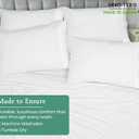2 x Royale Linens Standard Pillowcase Set of 2 - Bed Pillow Cover - 20"x26" - White Pillowcases - 1800 Brushed Microfiber, Wrinkle & Fade Resistant - Soft & Cozy- Standard Size Pillow Case (STD, White)
