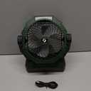 FRIZCOL 3-in-1 Camping Fan - Portable Fans Rechargeable - 24000mAh Battery Powered Fan with Light & Remote for Indoor, Outdoor, Tent, Travel, Fishing, Jobsite, Gifts for Men Dad Him - Green