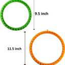 S & E TEACHER'S EDITION 2 Pack Round Knitting Loom Set, DIY Knitting Craft Kit, 9.5 Inch & 11.5 Inch Diameter for Woman & Man Hat Knitter(2 Round Loom).