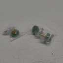 mookaitedecor Set of 4 Green Aventurine Drawer Knobs with Screws, Crystal Stone Pull Handles for Dresser Wardrobe Kitchen Decorative