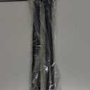 Tension Curtain Rod, Extra Long Outdoor Curtain Rod 43-100 Inch Adjustable, 1.1 Inch Diameter Thick Heavy Duty Black Shower Curtain Rod, Stainless Steel Shower Rod for Bathroom No Drilling, No Rust