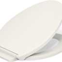 Kohler K-27331-96 Glissade ReadyLatch Quiet Close Elongated Toilet Seat, Biscuit