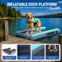 AWSUM Inflatable Dog Water Boat Ramp Floating Ladder for Up to 300 lbs