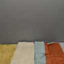 MIULEE Teal Orange Decorative Throw Pillow Covers 18x18 Inch Set of 4 Boho Corduroy Striped Cushion Cases Modern Farmhouse Patchwork Pillow Cases for Couch Sofa Bedroom Home Decor