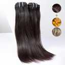 Last 5+ Years Real Raw Straight Human Hair 8 Bundles 12 14 Inches Unprocessed One Donor Short Raw Virgin Human Hair Bundles Weave Lift 613 Color