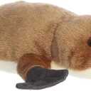 Aurora Adorable Mini Flopsie Bindi Platypus Stuffed Animal - Mini Companions Ready for Playful Adventures - for Kids All Ages, Toddlers, Adults, and Families - Brown 11 Inches