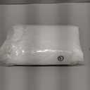 ALYVIA SPRING Extra Long Fabric Shower Curtain Liner Waterproof - 72" x 96", Soft & Lightweight X-Long Shower Curtain with Magnets, Machine Washable - 72x96, White