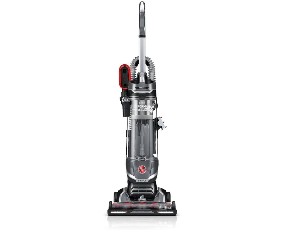 Hoover High Performance Swivel XL Vacuum Cleaner, Bagless Upright Vacuum, HEPA Media Filtration, MaxLife System, WindTunnel Technology, Corded Vacuum Cleaners for Home Use