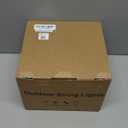 luckystyle 100FT LED Outdoor String Lights with Remote, 35+ 1 Shatterproof Bulbs Waterproof and Dimmable Patio Lights for Porch, Garden, Backyard, Deck, Balcony, 2700K Hanging Lighting (Warm White-2700K)