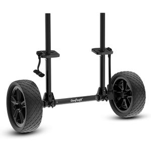GanFind Kayak Cart Canoe Trolley Carrier Kayak Accessories Transport Dolly with Solid Foam Wheels Detachable Frame Pole and Crossbar