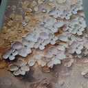 Soft Neutral Floral Wall Art Blossom, Size 16x24