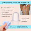 Silicone Cupping Therapy Set - Massage Therapy Cups for Arthritis, Pain Relief, Anti Aging, and Anti-Cellulite - Cupping Kit for Relaxation and Muscle Recovery