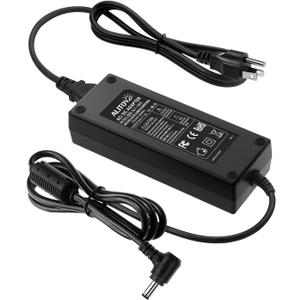 ALITOVE 24V Power Supply DC 24 Volt 5A AC Adapter 100-240V AC/DC Adapter Transformer Compatible 5 Amp 4A 3A 2.7A 2.5A 2A with 5.5 * 2.5mm/2.1mm Tip for LED Strip CCTV Camera Printer LCD Monitor