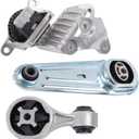 3PCS Engine Motor Mount & Torque Strut Mount Set Compatible with 2014-2020 Rogue 2.5L L4, Hydraulic, Replace# 112105HA0A, 113604BA0B,A4367,EM-7295 (Nissan)