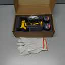 VISLONE 12V Cordless Brush Angle Grinder Kit, Grinding Disc 3 Inch/76mm, Lightweight Angle Grinder Tool 2PCS 1300mAh Lithium-Ion Battery Charger 6PCS Cutting Discs