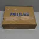 MIULEE Natural White Linen Curtains 90 Inch Long 2 Panels Set for Bedroom Living Room, Soft Thick Linen Textured Window Drapes Semi Sheer Light Filtering Rod Pocket Back Tab Farmhouse Cream Ivory