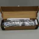 AX WABER Table Top TV Stand with Height Adjustable TV Legs Replacement for Most 37-86 Inch Flat Curved TVs,Steel TV Base Feet Holds up to 150 lbs with Cable Management, Max VESA 800x600mm Black