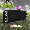 RXTR PRO Coach Soccer Training System - Smart Reaction Light & Soccer Rebound Board with Real-Time Scoring, 17 Pre-Programmed Drills, App-Free Training for All Skill Levels, 36.6in 12.4in 8.3in