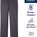 French Toast Boys' Adjustable Waist Relaxed Fit Pant (8, Heather Gray)