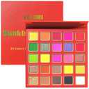 Velori 25 Color Vibrant Eyeshadow Palette Bold Matte & Shimmer Shades, Highly Pigmented Waterproof & Crease-Proof Formula, Travel-Friendly with Mirror for Festival, Party & Artistic Eye Makeup