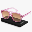 livho Trendy Polarized Square Aviator Sunglasses Women Men Square Eyewear Frame, Retro Sun Glasses for Women Men 2025 Shades