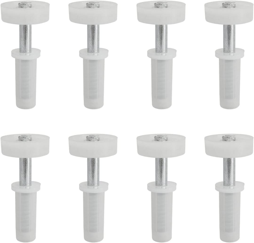 Maxmoral 8pcs Bifold Door Hardware 7/8" Bi-Fold Door Top Guide Wheel