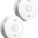 SITERWELL Smoke Detector, Smoke and Carbon Monoxide Detector with Voice Speaker, LED Light and Auto-Check, Smoke Alarm and Carbon Monoxide Detector Conforms to UL 217 & UL 2034 Standards, 4 Pack