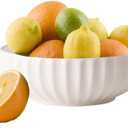 Opeikla Ceramic Fruit Bowl for Home Kitchen Decor, 10" Large Fruit Basket, Decorative Fruit Storage for Table Countertop, Fruit and Vegetable Holder