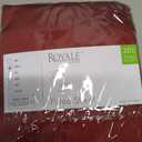 Royale Linens Twin XL Flat Sheet - Ultra Soft Brushed 1800 Microfiber Flat Sheets Only - Wrinkle Free & Stain Resistant - Hotel Quality Top Sheet for Bed (Twin XL, Burgundy)