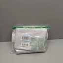 NICETOWN 4 Panels Blackout Valances for Window, Kitchen Valances Curtains for Living Room/Bedroom/Bathroom Short Window Privacy Rod Pocket, 42" W x 16" L, Greyish White