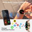 Smart Watch for Women, Answer/Make Call, 1.32'' AMOLED Ultra-Clear Screen Fitness Tracker with Heart Rate/Sleep/SpO2 Monitor, Smartwatch for iPhone/Samsung/Android, 110+ Sport Modes, 3ATM Waterproof
