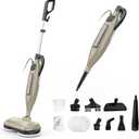 DEVOAC VM6 Scrubbing Steam Mop with Rotating Mop Pads, 10 in 1 Steam Mop, Lightweight Spin Mop & 3 Steam Modes for Hard Floor Laminate Marble Floors (Ink)