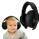 Baby Headphones - Baby Ear Protection, Noise Cancelling Headphones with Adjustable Headband for Ages 0-24 Months, Black