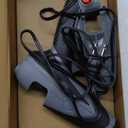 Full Size Hot Glue Gun Kit for Construction, DIY & Crafts, Chandler Tool High Temp Large Glue Gun with Stand-Up base & 12 Glue Sticks, Perfect for Home Repair, Arts & Crafts, (Grey/Black)