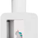 13.5oz Automatic Soap Dispenser Animal Shape Foaming Soap Lotion Dispenser Clear Rechargeable Lotion Bottle for Countertop (White)