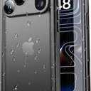 SPORTLINK for iPhone 17 Pro Case  IP68 Waterproof Military Protective Full Body Heavy Duty Shockproof 360 Sealed Dustproof with Camera Screen Protector Phone Cover for iPhone 17 Pro 6.3" Black