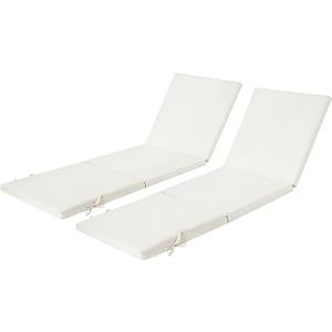 Maphissus 2 Pack 77x24 inch Lounge Chair Cushions for Outdoor Furniture