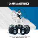 30x50 High Powered Binoculars for Adults, Waterproof Compact Binoculars with Low Light Vision for Bird Watching Hunting Football Games Travel Stargazing Cruise, Christmas Birthday Gifts for Men