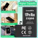 23900mAh (New Upgrade) Battery Compatible with iPhone 15 Pro Max, Super Capacity Battery Compatible with iPhone 15 Pro Max, with Full Tool Kits-0 Cycle High Capacity (24-Month Service)