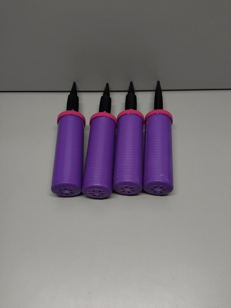 Balloon Pump Hand Held, Inflator Air Pump for Balloons - 4Way Dual Action, 4Pack: Friends can Help - Easy to Use, 100% Lifetime Satisfaction