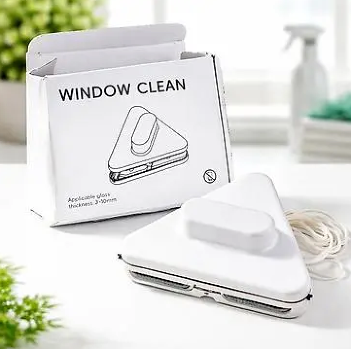 Magnetic Window Cleaner Tool,Windshield Cleaner Tool Magnetic,Double-Sided Cleaner Glass Tool, High Rise and Car,Magnetic Windshield Cleaner for High Rise, Car Glazed
